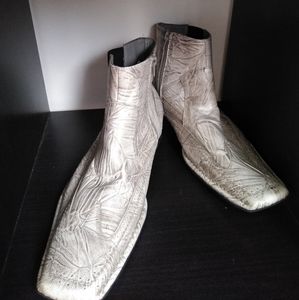 Steve Madden Mens Leather Ankle Boots